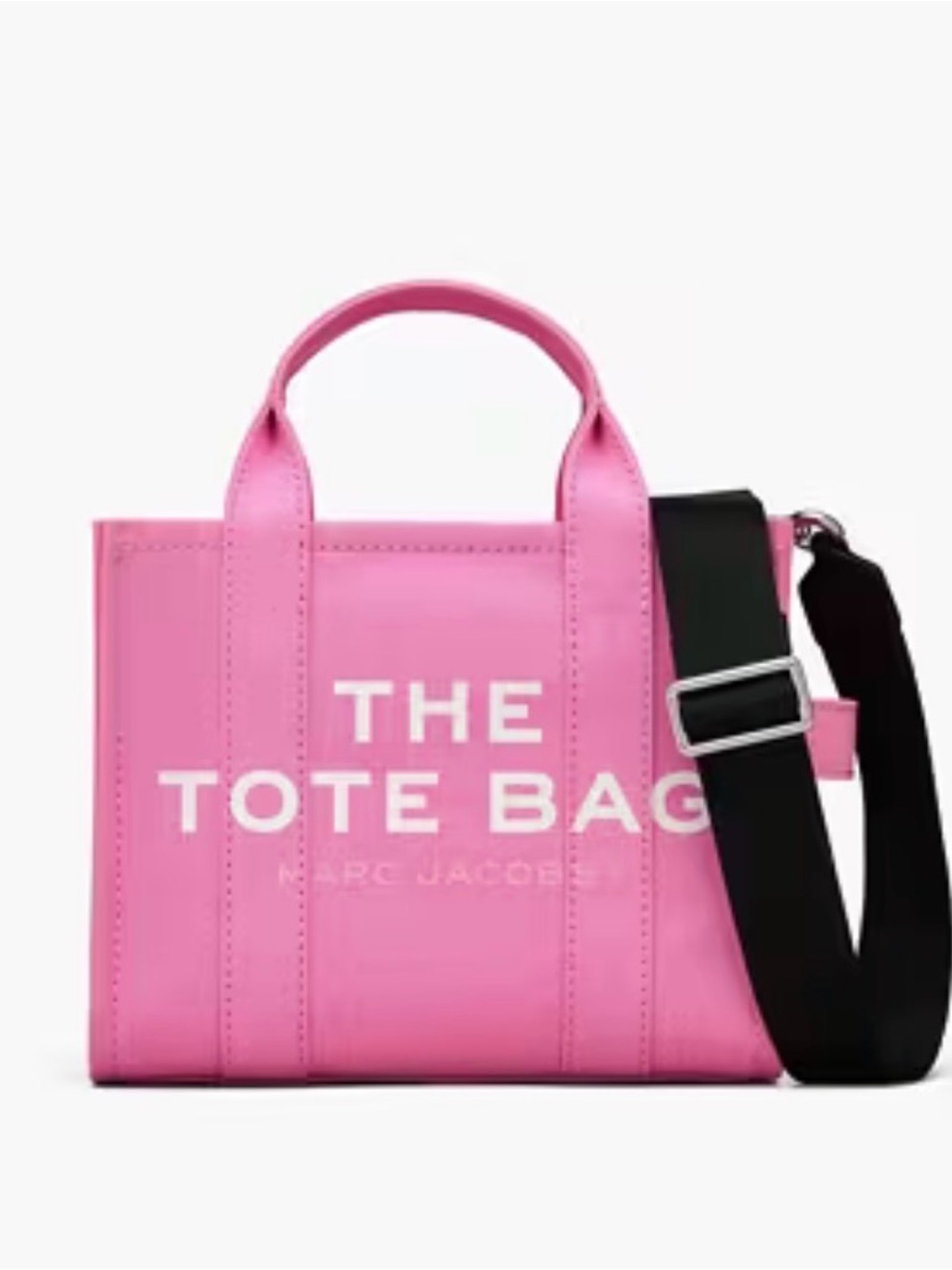 NWT Marc Jacobs The Tote Bag Small in Bow Pink-Canvas